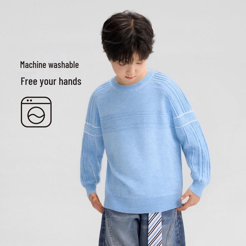 Zuoxi Boy s Anti-Pilling Angora Blend Pullover Sweater