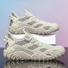 Men's Large Size Breathable Mesh Soft Sole Casual Running Sneakers.
