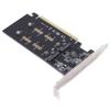 Expansion Card PCI Express 3.0 X16 To M.2 NVME SSD M.2 Hard Drive Expansion Card for PC Desktop