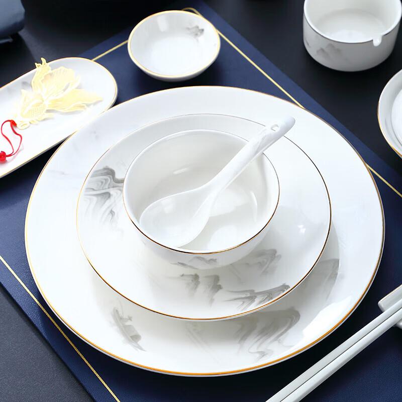 Luxury Bone China Tableware Dining Set