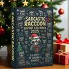 Sarcastic Raccoon Advent Calendar 2025 24 Days Christmas Countdown Calendars with 24 Humor Jokes Cute Raccoon Ornaments Set for Xmas Tree Decor