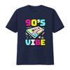 90 s Vibe Retro T Shirt Colorful Cassette Design for Perfect Music Lovers vintage Washed Stylish fashion streetwear Comfortable
