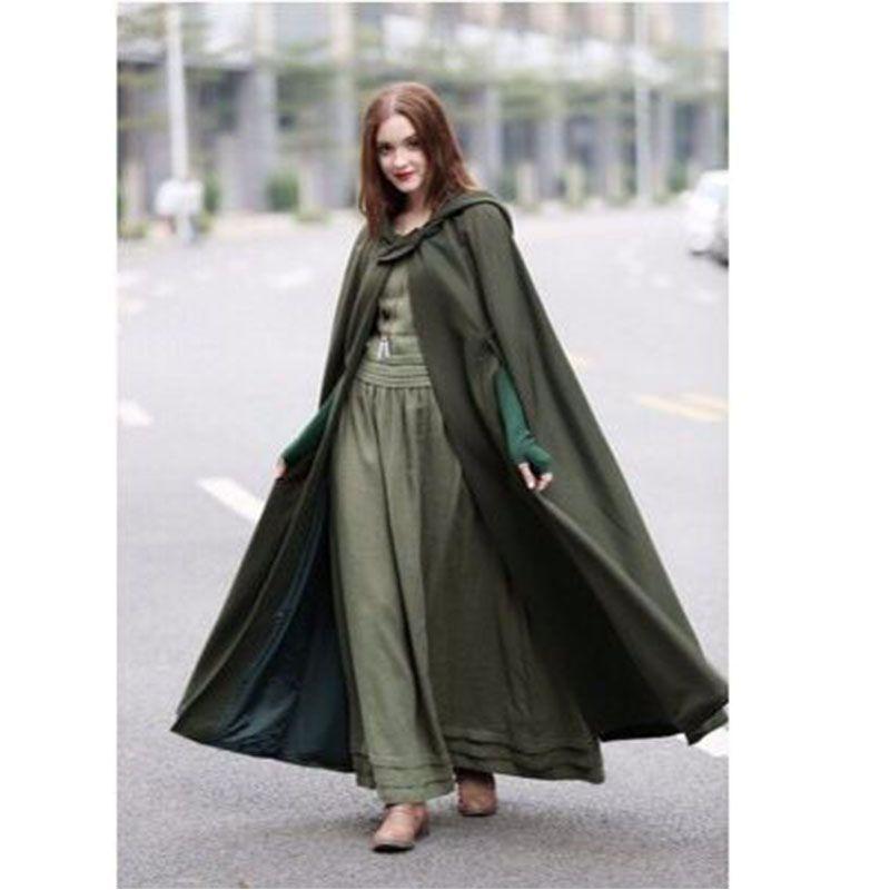 Coat Women Trench Open Front Cardigan Jacket Coat Cape Cloak Poncho Plus