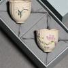Hand-painted Ceramic Flower Teacup