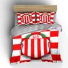 Red and White Striped Bedding Set Bedding Duvet Cover Set Duvet Cover Pillowcases (1 * Duvet Cover 2 * Pillowcases, Without Duvet Insert)