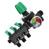 3 Way Garden Hose Splitter, Agricultural Sprayer Control Shut Off Valve, for Outdoor , Animal Husbandry and Aquaculture, Water Splitter Hose Connector