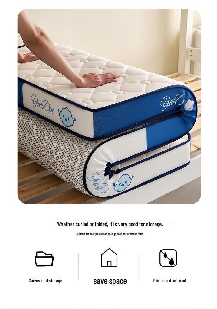 Latex, Memory Foam, and Sponge Single Mattress for Dorms and Rentals, Tatami Mat Compatible