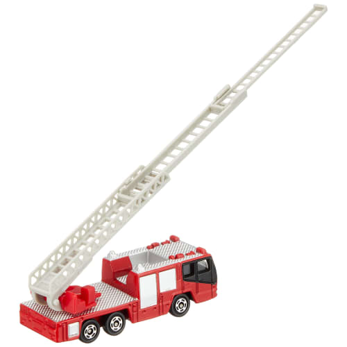 Takara Tomy "Tomica No. 108 Hino Fire Truck with Ladder (Box)" Mini Car Toy 3 Years Old and Up Boxed Passes Toy Safety Standards ST Mark Certification