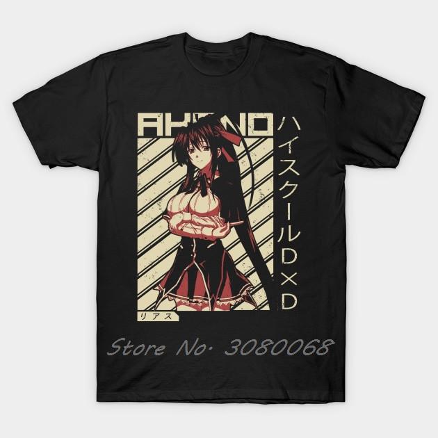 

Unisex Tshirt Akeno Himejima Highschool DxD Wifu Anime Shirt Tshirt Women T Shirt Summer Cotton Tees Hip Hop Harajuku S