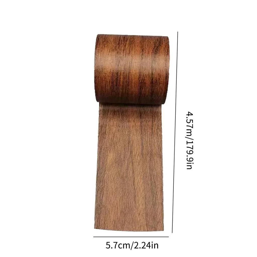 4.5M/Roll Realistic Wood Grain Repair Adhensive Duct Tape Floor Furniture Renovation Skirting Line Sticker Home Decoration