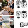 10Pcs Multipurpose Garden Hose Quick Connector Fittings Stainless Steel Water Hose Adapter 3/4 1/2 Thread Connector Set