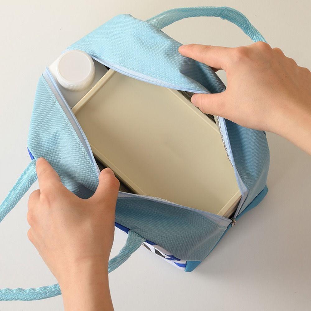 Thickened Thermal Meal Tote Bag Aluminum Foil Picnic Insulated Bag Insulated Lunch Bag  Daily Use
