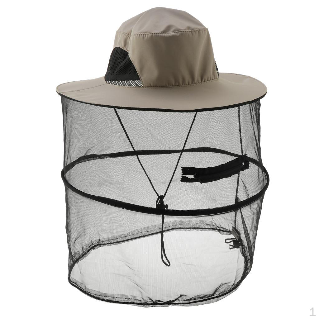 

Fly Mask Cap with Net Mesh Fishing Equipment E