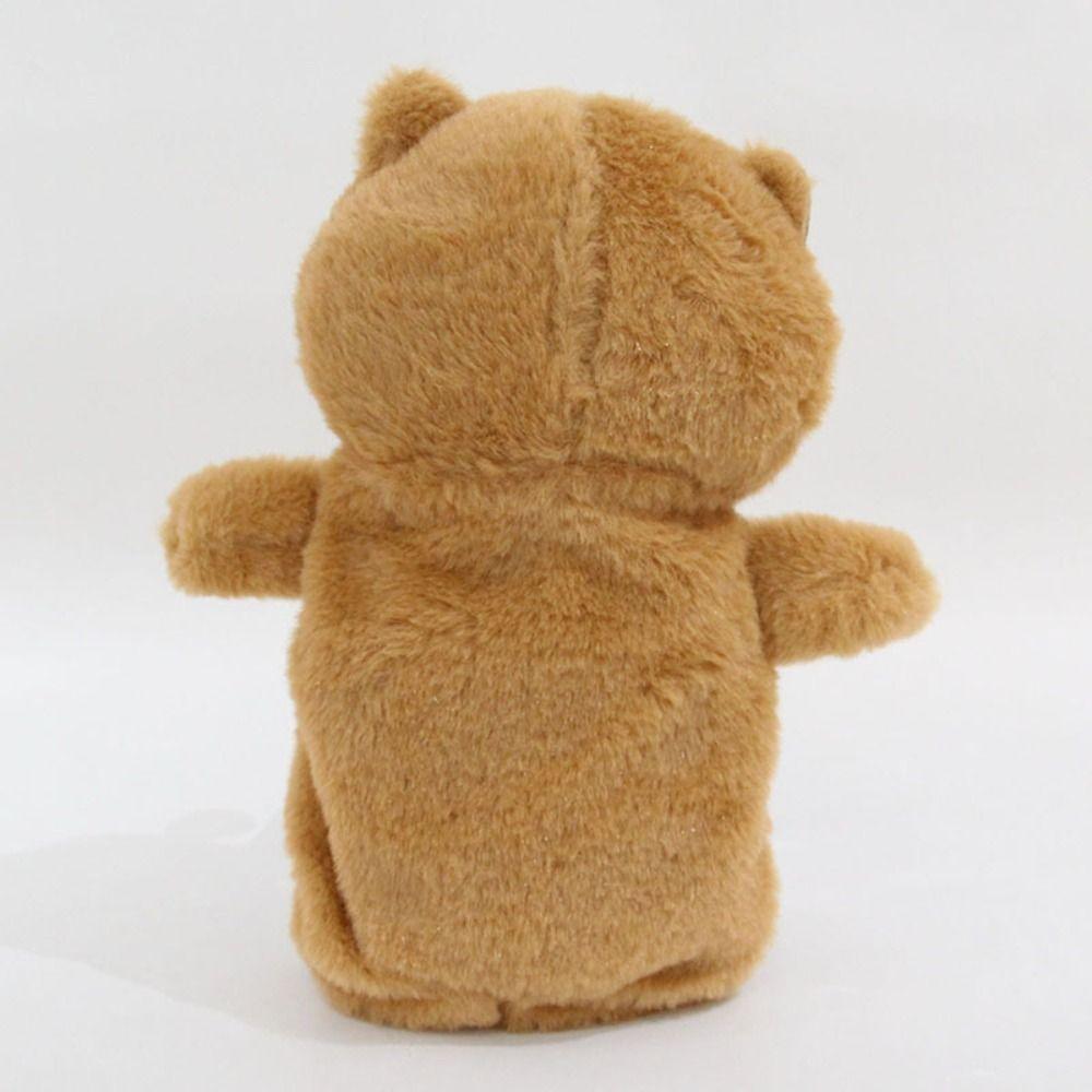 Zipper Capybara Plush Pen Bag Animal Doll Capibara Plush Pencil Pouch Children
