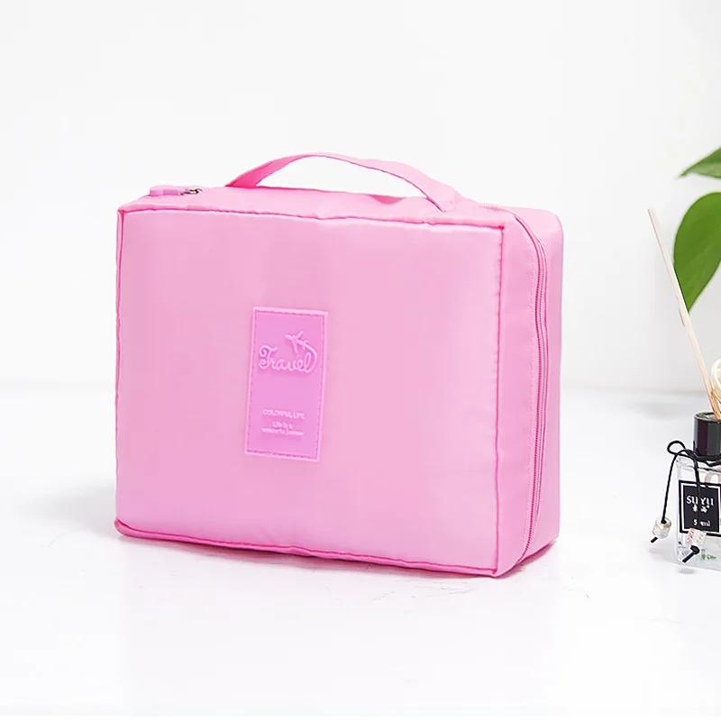 Multifunkční dámská venkovní úložná taška Toaletní potřeby Uspořádejte kosmetickou tašku Přenosná voděodolná cestovní pouzdra na make-up pro ženy