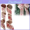 Elegant 2 Meter Christmas Ribbon Garland With Merry Christmas Letters For Diy Decor