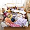 Fashion Anime Bed Sheet Set Golden Time Bedding Set Single Twin Full Queen King Size Bed Set Adult Kid Bedroom Duvet Cover Sets