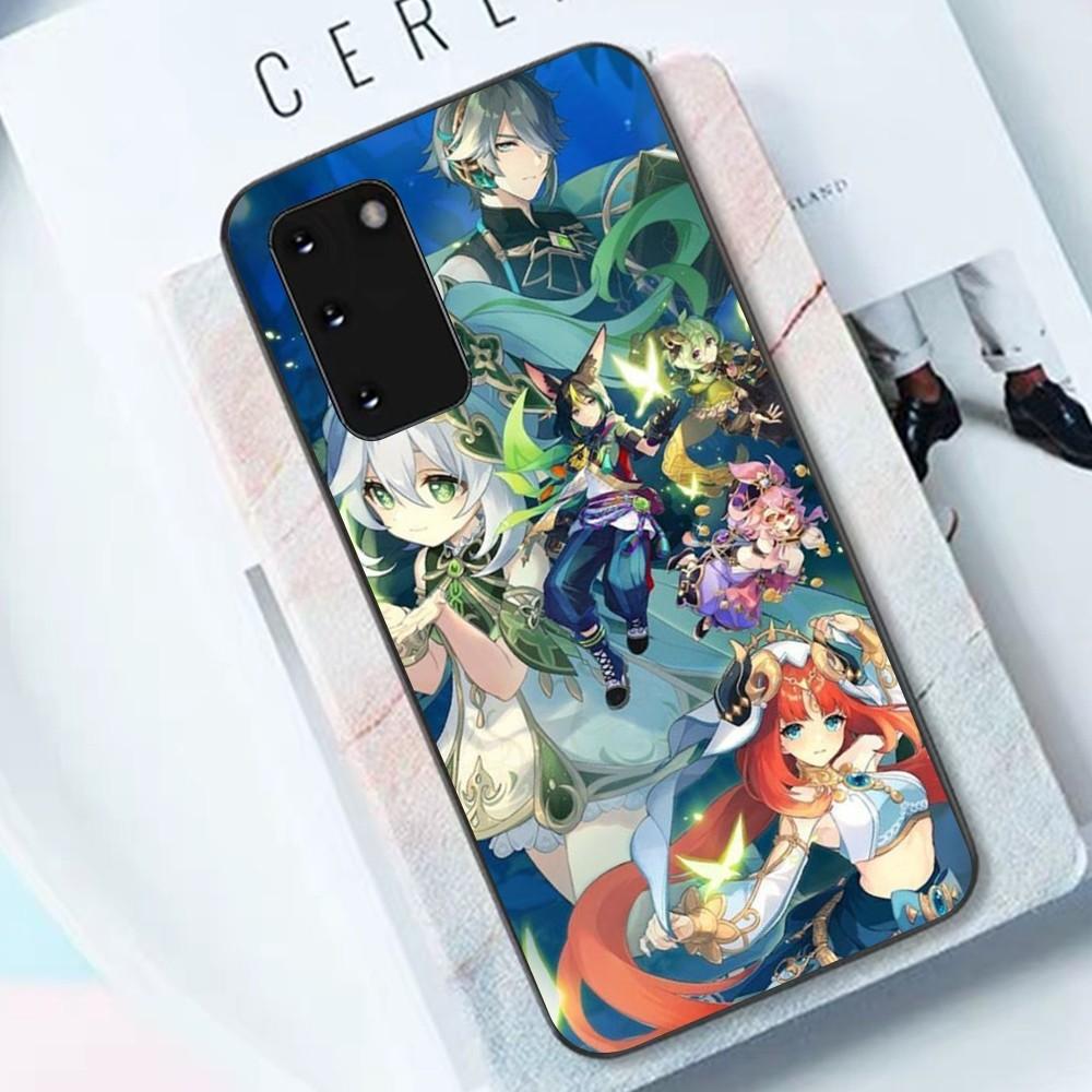 Genshin Impact Anime Phone Case For Samsung S 9 10 20 21 22 23 30 23 24 Plus Lite Ultra FE S10lite Fundas