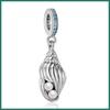 S925 Zilver Oceaan Parel Schelp Hanger Slang Ketting Ketting DIY Handgemaakte Kralen Accessoires