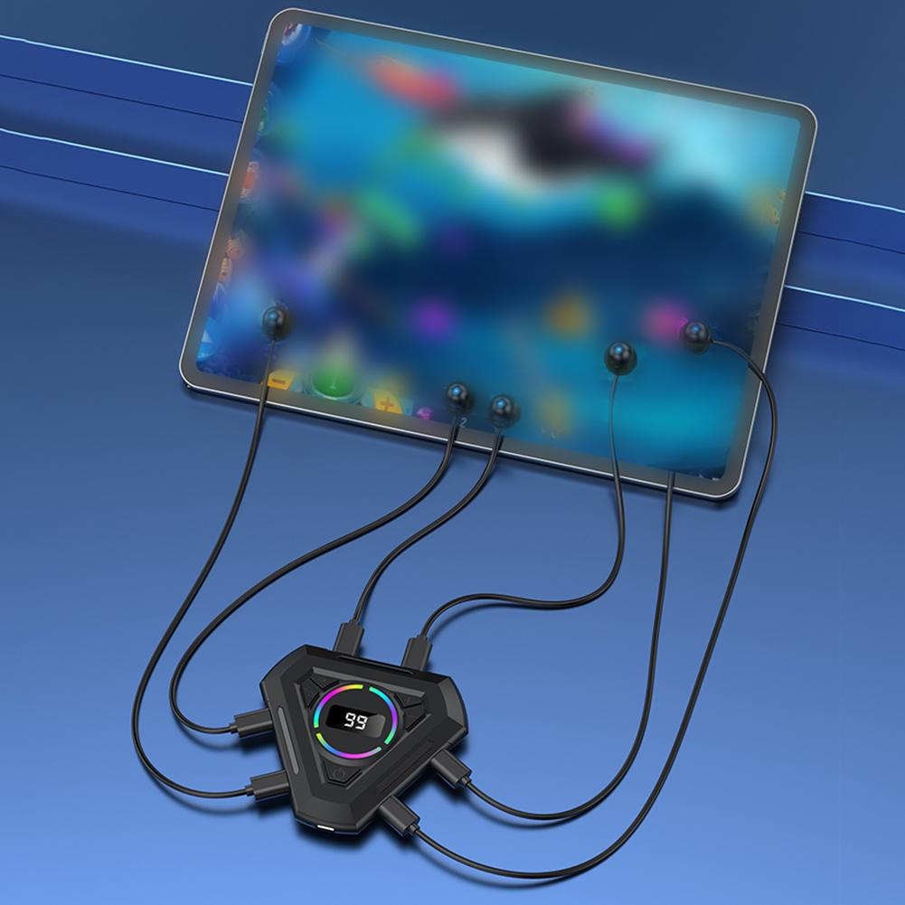 Physical Clicker with Digital Display & RGB Light Finger Clicking Simulator Screen Clickers for Gamings Shopping Live Broadcasts