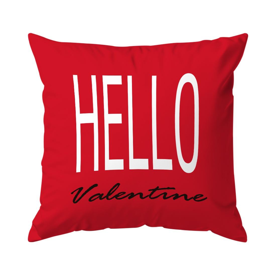

1 шт. Наволочка на День святого Валентина, одностороння друкована наволочка для подушки на диван 40x40cm/16x16inch