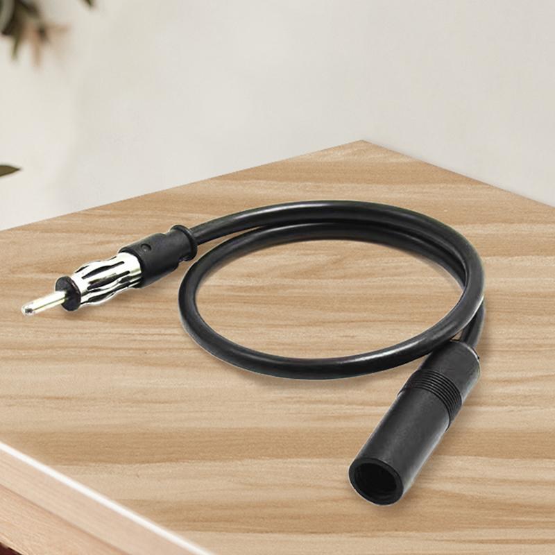 Car FM Antenna Extension Cable Radio Adapter Male To Female Antenna Conversion Modification Cable Cord Wire Line For Car Audio Radio Accessories 4