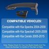 Exterior Door Handle Front Outer Passenger Side, 82660-2F000, Compatible with Kia Spectra 2004-2009 Compatible with Kia Spectra5 2005-2009 Compatible