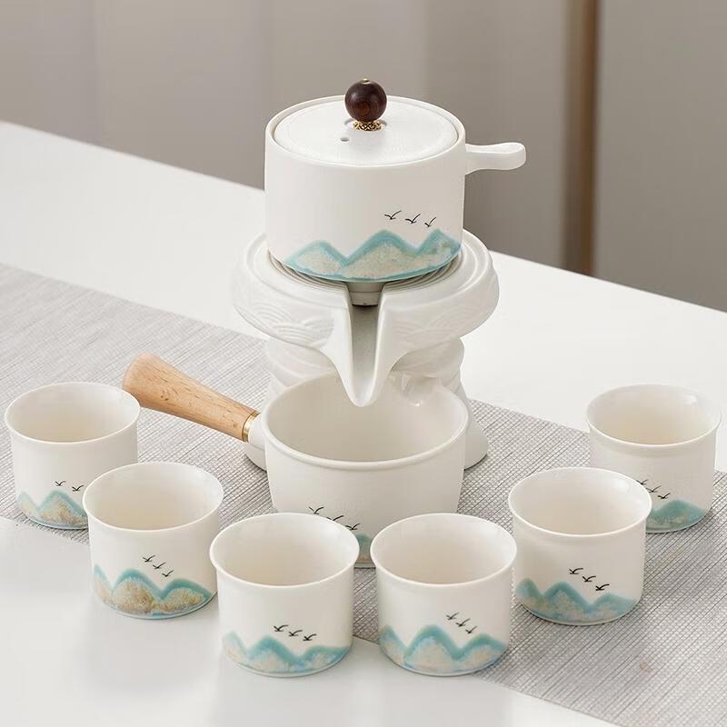 HANDUNYOU 9-Piece Glass Kung Fu Tea Set