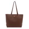Women Large Capacity Tote Bag, Minimalist Contrast Handle Shoulder Handbag, Daily Commuter Top Handle Purse