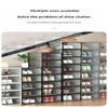 Shoe Box Organizer, Clear Stackable Plastic Storage for Sneakers, Dust-Proof Design To Keep Shoes Visible & Protected