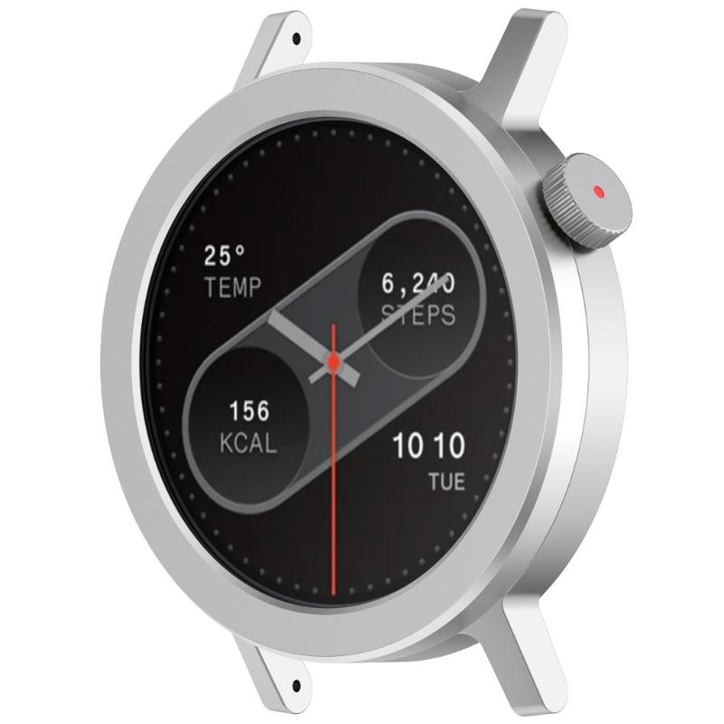 Aluminum Alloy Watch Frame With Reinforced Glass Screen Guard for CMF Watch P2 Smartwatch Scratch Resistance