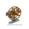 Fly Fishing Reel Baitcasting Compact Labor Saving Right Hand Lightweight Metal Ice