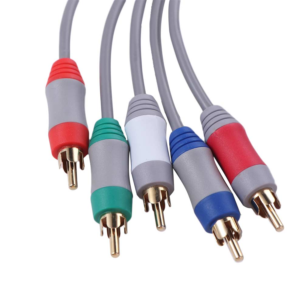 5 In 1 Wii Game Cable 1080P Audio Video TV Connector Cable Wii/Wiiu Component Cable  USB TO SP