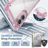 For Samsung Galaxy S25 Edge Magnetic Case TPU + PC Clear Phone Cover