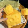 Yousheng 2Pcs Stress Relief Toys Soft Elastic Cheese Squeeze Toy Slow Rising Rebound Sensory Fidget for Kids Adults Party Favor