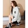 TonLion 2024 Women's Embroidered Letter Hooded Sweatshirt