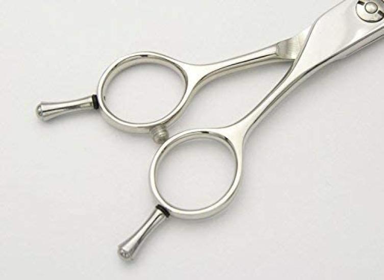 DEEDS Forged Professional Thinning Scissors with Glasses Handle 30 Thinning Japanese Scissors Hairdressers and Barbers (6.0 inches, teeth, 10-15%