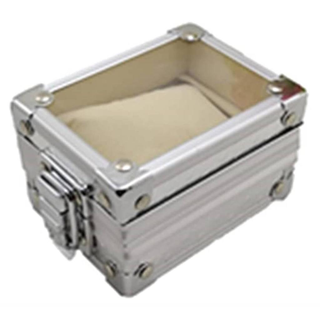 Used Watch storage case Watch case Aluminum watch case Watch Watch storage Aluminum watch collection case Watch collection case yy
