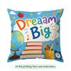 1pcs/4pcs Back-to-school Inspirational Cushions Pillowcase Polyester Cushion Cover Throw Pillow Pillowcover Home Car Sofa Decor