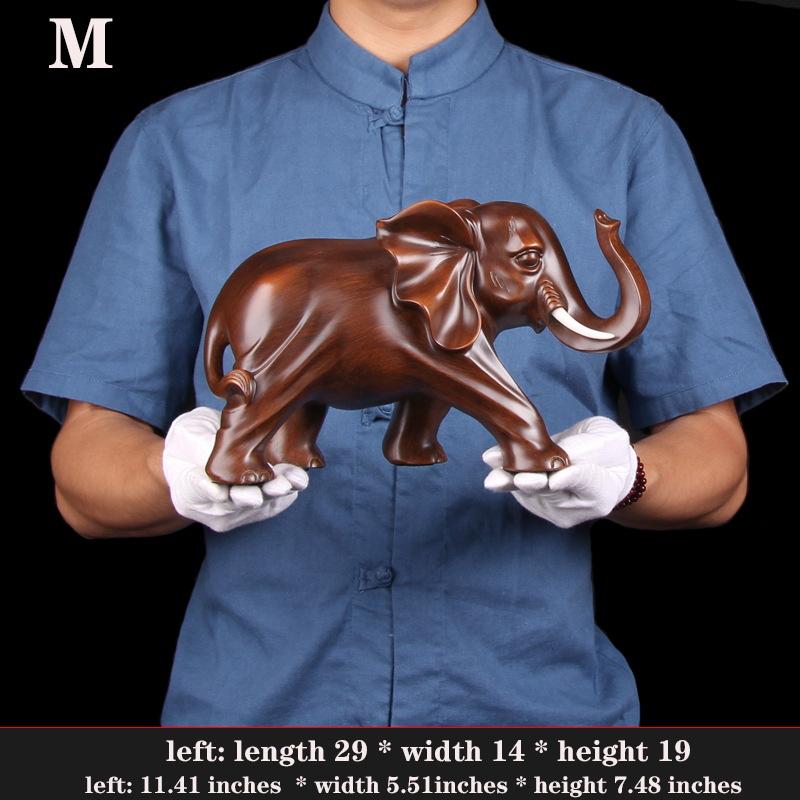 Resin Elephant  Animals Ornament Statue Chinese Characteristic Ornaments Home, Living Room, Office Decoration Accessories