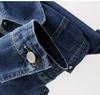 Plus Size Women Autumn Denim Jacket Long Sleeve Casual Short Denim Coat Famale Cropped Jeans Jackets Outerwear