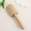 Clay Clapper Wooden Mud Hammer with Handle Portable Pottery Mud Plate Reusable Large Sculpture Mud Molding Tool DIY Crafts