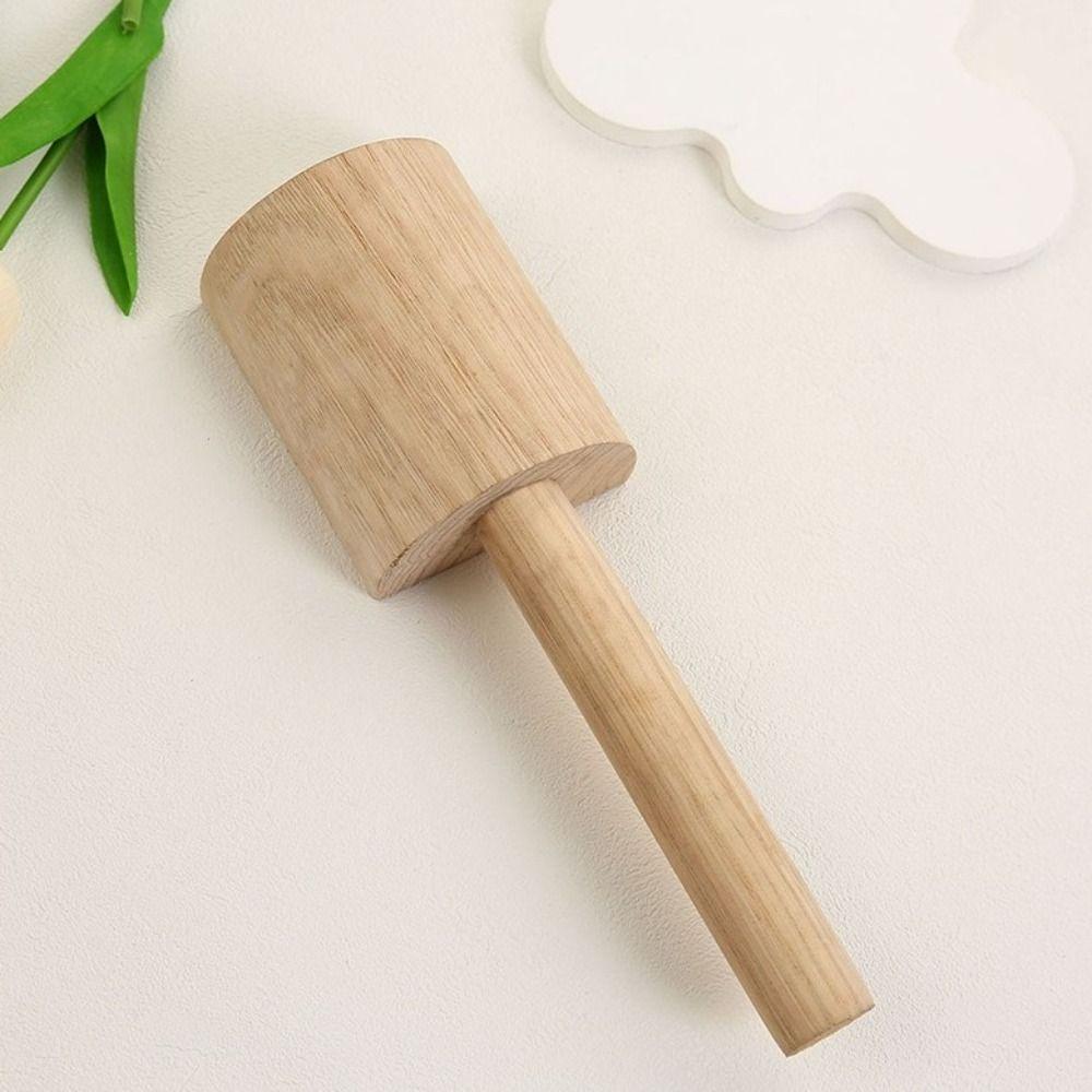 with Handle Mud Hammer Wooden Mud Molding Tool Pottery Mud Plate  Shaping Porcelain Cup
