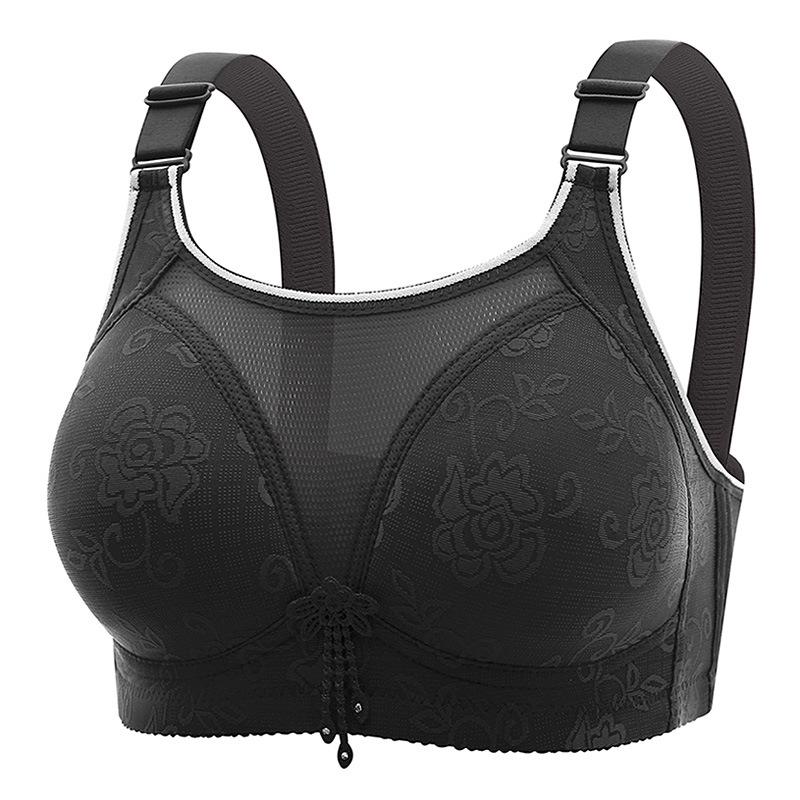 Large Size Without Steel Ring, Sexy Jacquard Gathered, Side Cinched, Accessory Breast, Anti Glare, Strapless Women's Underwear Bra