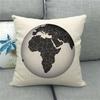 A Simple Sketch Of The Beautiful Earth Digital Printing Short Plush Pillow Covers For Car Sofa Office Cushion Cover Home Goods