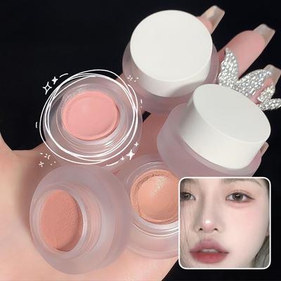 Blush Crema Naturale Delicato tridimensionale Contouring Sleeper Silkworm colore opaco Velvet Mousse Rouge Lasting Fissante trucco per donna