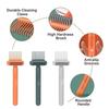 Comb 2In1 Cleaning Brush Hairbrush Cleaner Rake Embedded Tool Mini Dirt Remover for Hair Dust Home Salon Use