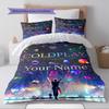 Name Custom Coldplay Band Pattern Bedding Set Quilt Cover Pillowcase Home Decor Gift (1 * duvet cover + 2 * pillowcase, without core)