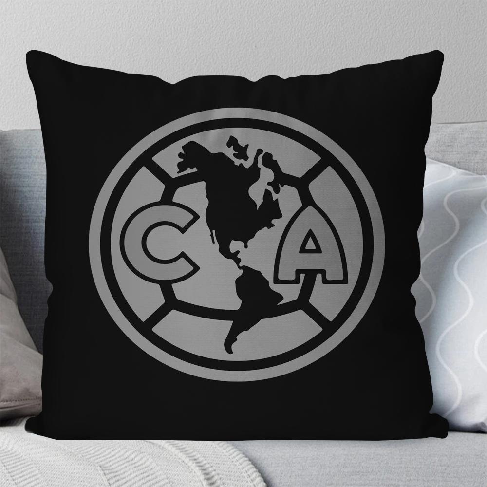 Football Club America Pillow Case Square Pillow Bedroom Sofa Leisure Comfort Cushion Car Living Room Home Decoration 40X40
