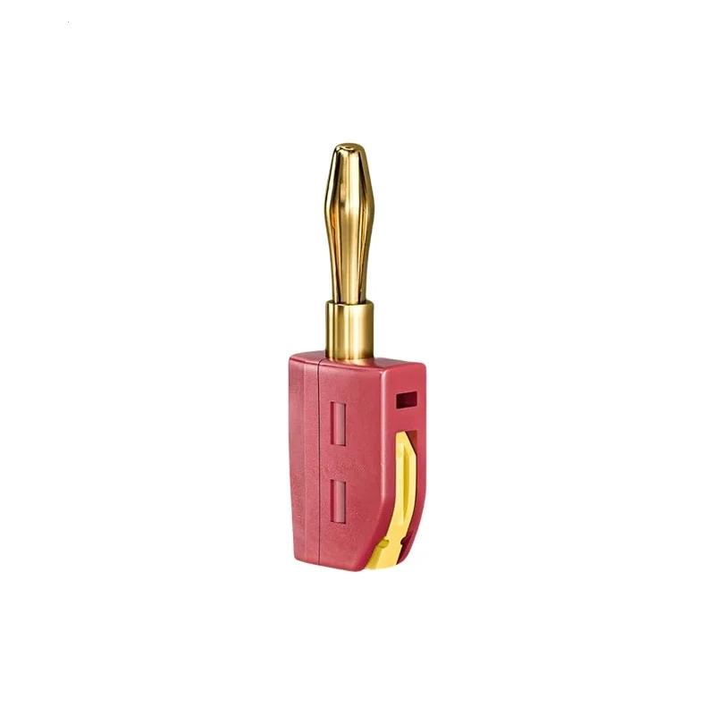 4mm Solderless Quick Wire Connector High Current 32A Banana Plug Terminal Block Power Testing Instrument Plug Musical Speaker